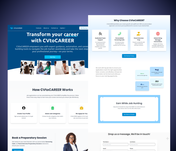 CVtoCAREER - Full-Stack Career Development Platform